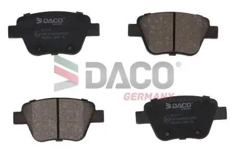 Колодки гальмівні (задні) Audi A1/A3/Skoda Octavia/SuperB/Yeti/VW Caddy/Touran/Golf/Passat B7/B8 04 DACO Germany 320213
