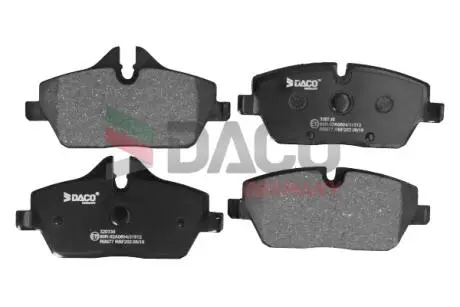 Колодки тормозные (передние) BMW 1 (E81/E87) 03-12 DACO Germany 320330