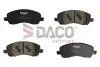 Колодки гальмівні (передні) Dodge Avenger/Caliber/Jeep Compass/Patriot/Lancia Flavia 06- DACO Germany 320505 (фото 1)