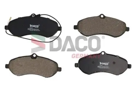 Гальмівні колодки, дискове гальмо (набір) DACO Germany 320607
