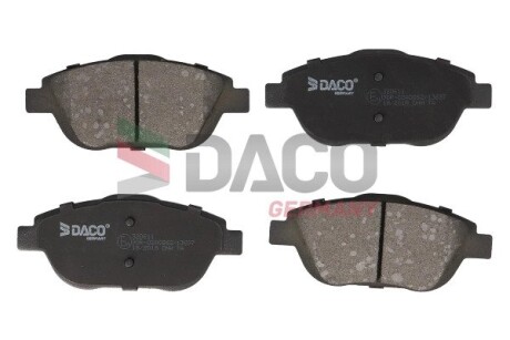 Колодки тормозные (передние) Citroen C3 09- DACO Germany 320611