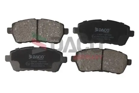 Тормозные колодки (передние) Ford Fiesta 08- (Lucas) DACO Germany 321008