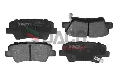 Колодки гальмівні (задні) Kia Ceed II/Rio III/Hyundai Accent/i20/i30/i40 10- (Akebono) Q+ DACO Germany 321323