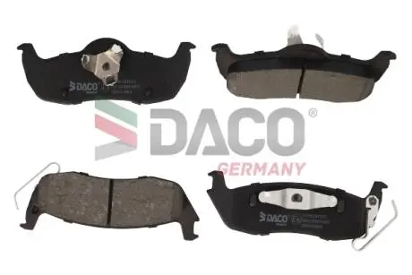 Тормозные колодки (задние) Jeep Grand Cherokee III/IV 04-/Commander 05-10 DACO Germany 321606