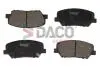 Колодки гальмівні (передні) Hyundai i30 11-/Veloster 12-17/Kia Ceed/Pro Ceed 12-/Cerato 13- DACO Germany 321725 (фото 1)