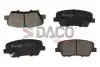 Колодки гальмівні (задні) Hyundai Santa Fe II/III/IV 06-/Genesis/Kia Sorento II/III 09-/Stinger 17- DACO Germany 321727 (фото 1)
