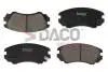Тормозные колодки (передние) Hyundai Sonata/Elantra 01-11/ix20 10-/Tucson/Kia Sportage/Carens 04- DACO Germany 321728 (фото 1)