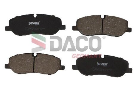 Колодки гальмівні (передні) Land Rover Discovery III/IV 04-18/Range Rover III 02-12/Sport I 05-13 DACO Germany 322014