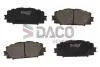 Колодки тормозные (передние) Toyota Prius 08-/Corolla 12-/Lexus CT 10- (Akebono) DACO Germany 322016 (фото 1)