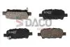 Колодки гальмівні (задні) Infiniti EX/Nissan Cube/Juke/Leaf/Renault Koleos/Suzuki Grand Vitara 05- DACO Germany 322642 (фото 1)