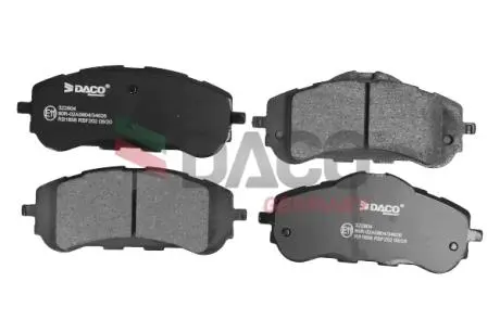 Колодки гальмівні (передні) Citroen Berlingo 18-/Peugeot 308 13-/Partner 18- DACO Germany 322804