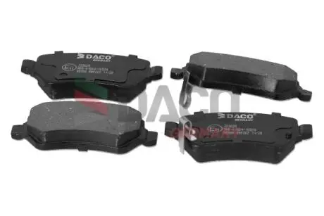 Гальмівнi колодки дисковi зад. Opel Astra G 98-, Meriva 03- DACO Germany 323625