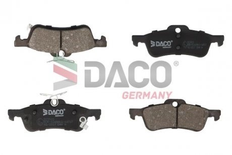 Комплект гальмівних колодок DACO Germany 323910 (фото 1)
