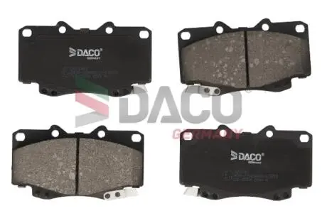 Колодки гальмівні (передні) Citroen С1/Peugeot 107/Toyota Aygo 05- (Bendix-Bosch) DACO Germany 323941