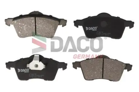 Комплект гальмівних колодок передній DACO Germany 324736