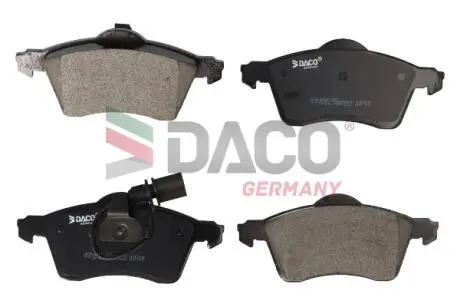 Комплект гальмівних колодок передній DACO Germany 324750