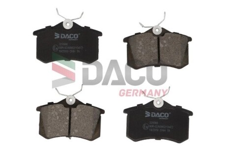 Гальмівні колодки DACO Germany 329986