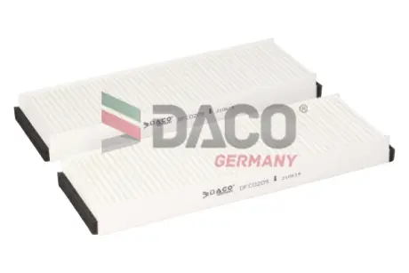 Фільтр салону Audi A6 2.0/2.7TDI 04- (к-кт 2 шт.) DACO Germany DFC0209