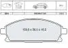 DAFMI INTELLI Тормозные колодки пер. NISSAN X-Trail 01- DAFMI / INTELLI D244E (фото 1)