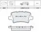 DAFMI INTELLI Тормозные колодки задние HONDA Civic 05 - DAFMI / INTELLI D249E (фото 1)