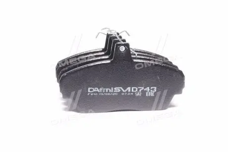 Колодка тормозная 3302 перед. (к-т 4 шт) Dafmi DAFMI / INTELLI D443SM