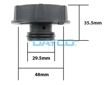 Кришка бачка розширювального Ford Transit 06- DAYCO DRC045