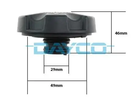 Кришка бачка розширювального BMW 5 (E60)/X5 (E70)/X6 (E71) 01-14 DAYCO DRC050