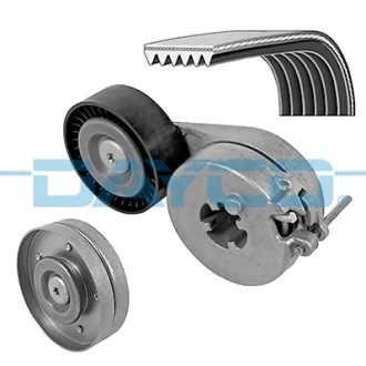 Комплект поликлинових ременів (з роликами) AUDI A4 ALLROAD B8, A4 B8, A5, Q5 SEAT EXEO, EXEO ST 1.8/2.0/2.0ALK 10.07-05.17 DAYCO KPV364