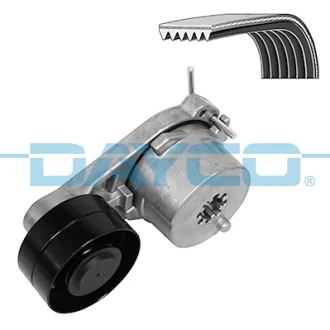 Фото 1 - комплект поліклинового ременя (із натягувачем) RVI C, K, T DTI13-DXi13520 01.13- DAYCO KPV441HD Комплект поліклинового ременя (із натягувачем) RVI C, K, T DTI13-DXi13520 01.13- DAYCO KPV441HD (фото 1)