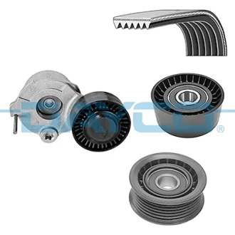 Комплект поликлинових ременів (з роликами) AUDI A4 ALLROAD B8, A4 B8, A5, A6 ALLROAD C7, A6 C7, A7, Q5 3.0D 11.08-09.18 DAYCO KPV444