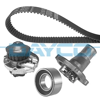 Комплект ГРМ (ремінь + ролик + водяний насос) FIAT CINQUECENTO, PALIO, SEICENTO / 600, UNO 1.0/1.1 10.94-01.10 DAYCO KTBWP1840T1