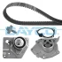 Комплект ГРМ (ремінь + ролик + водяний насос) NISSAN PRIMERA, RENAULT GRAND SCENIC II, GRAND SCENIC III, LAGUNA II, MEGANE II, MEGANE III, SCENIC II, SCENIC III, SUZUKI GRAND VITARA II 1.9D 03.01- DAYCO KTBWP4671 (фото 1)