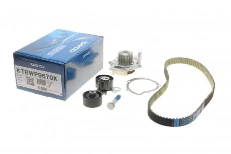 Комплект ГРМ + помпа Citroen C4/Peugeot 407 05- DAYCO KTBWP9670K