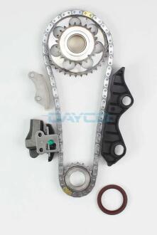 К-кт. ланцюга грм. NISSAN MICRA 1.0,1.3,1.4-03 (ланцюг + 2шт.натягувач + 3шт. шестерні+ заспокоювач + сальник) DAYCO KTC1040 (фото 1)