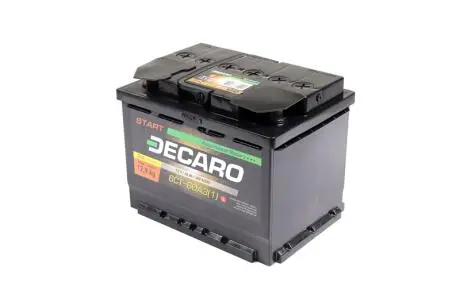 Аккумулятор 60Ah-12v START (242x175x190),L,EN480 DECARO 6СТ-60 АЗ (1) S