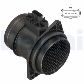 Фото датчик масової витрати повітря Delphi AF10418-12B1 Датчик масової витрати повітря Delphi AF10418-12B1