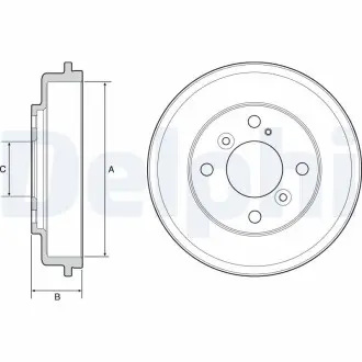 Тормозной барабан Delphi BF525