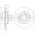 Диск тормозной Delphi BG2272 (фото 1)