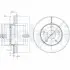Диск тормозной Delphi BG2346 (фото 1)