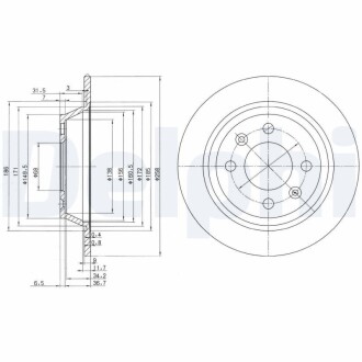 Тормозные диски Delphi BG2420 (фото 1)