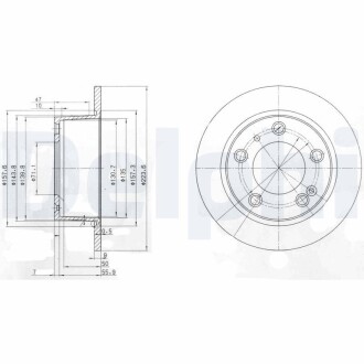 Тормозные диски Delphi BG2528