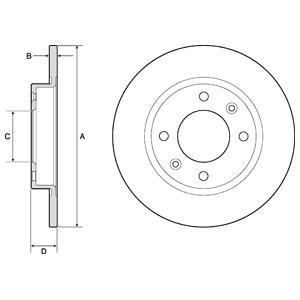Тормозные диски Delphi BG2572 (фото 1)