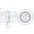 Диск тормозной Delphi BG2573 (фото 1)