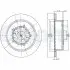 Гальмівні(тормозні) диски Delphi BG2662 (фото 1)