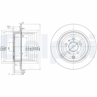 Тормозные диски Delphi BG3049