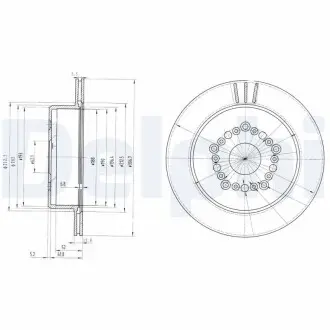 Тормозные диски Delphi BG3230
