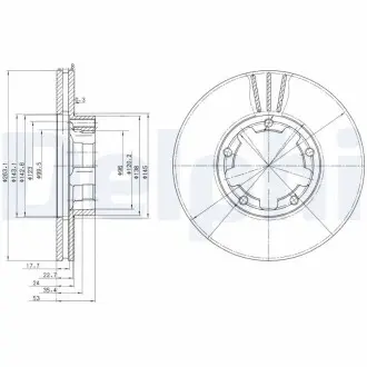 Тормозной диск Delphi BG3245