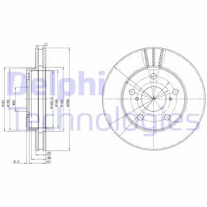 Тормозной диск Delphi BG3355 (фото 1)