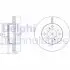 Диск тормозной Delphi BG3499 (фото 1)