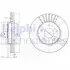 Гальмівні(тормозні) диски Delphi BG3816 (фото 1)